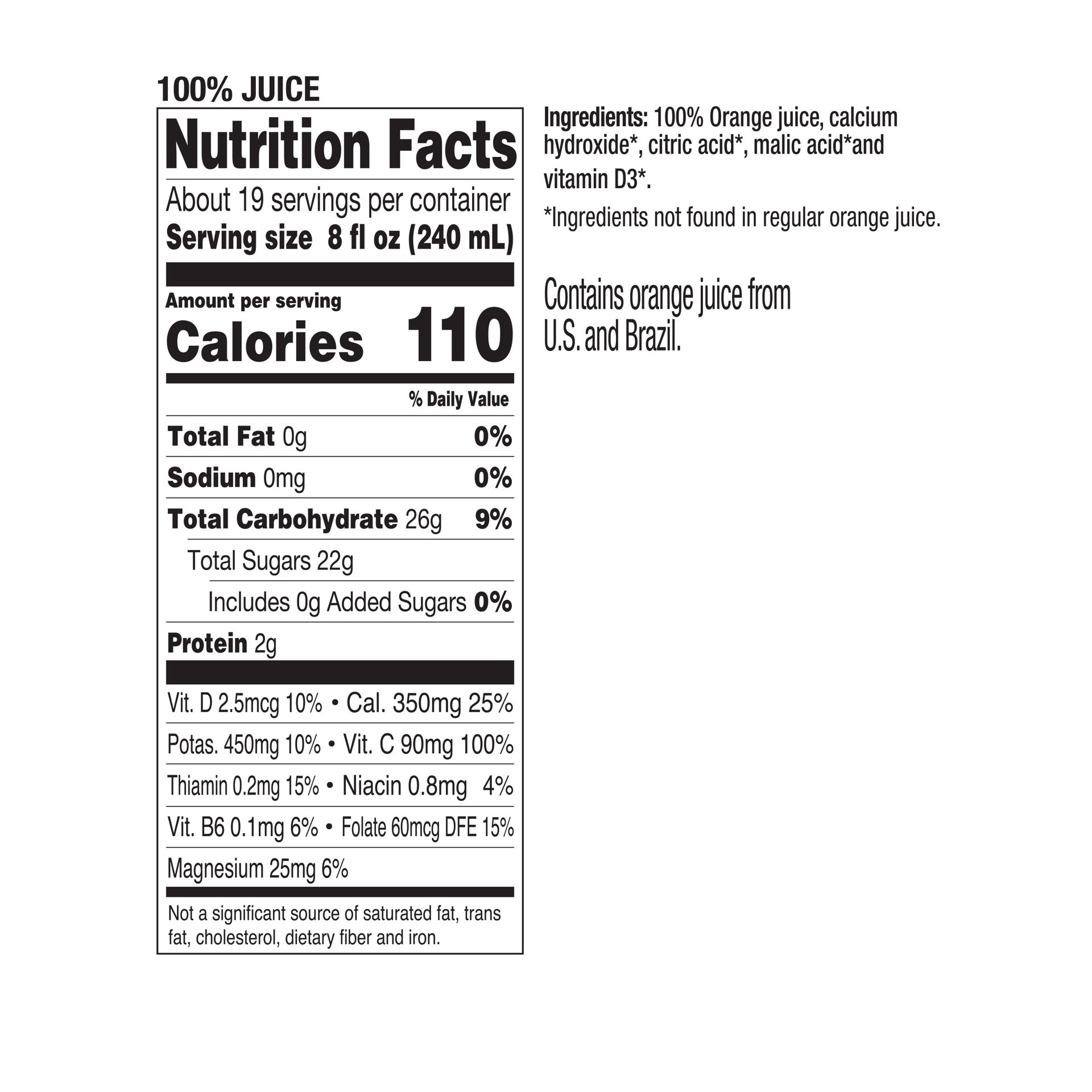 slide 2 of 2, Tropicana Pure Premium Orange Juice with Calcium, 52 fl oz, 3 count, 