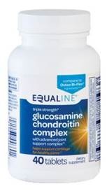 slide 1 of 1, Equaline 3x Glucosamine, 40 ct