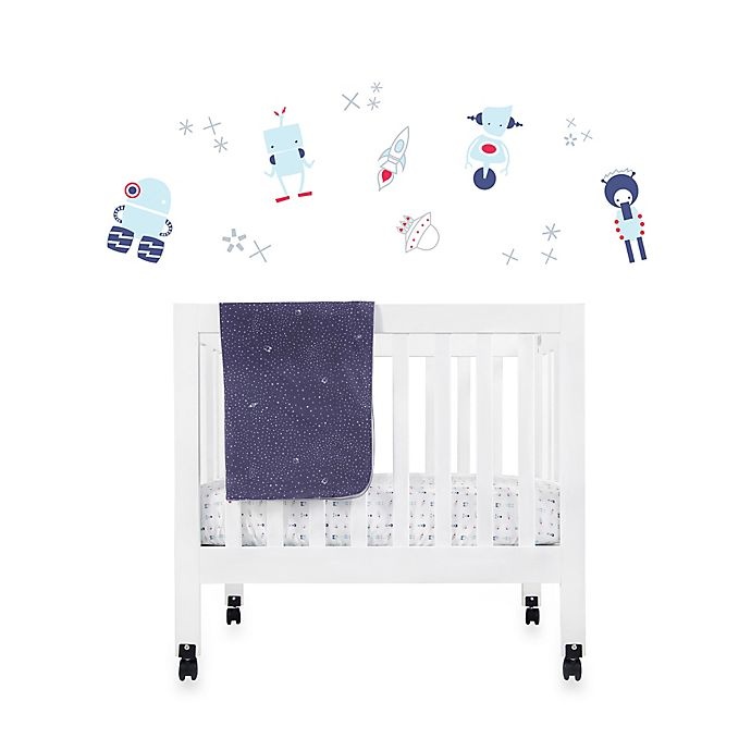 slide 3 of 5, Babyletto Galaxy Fitted Mini Crib Sheet, 1 ct
