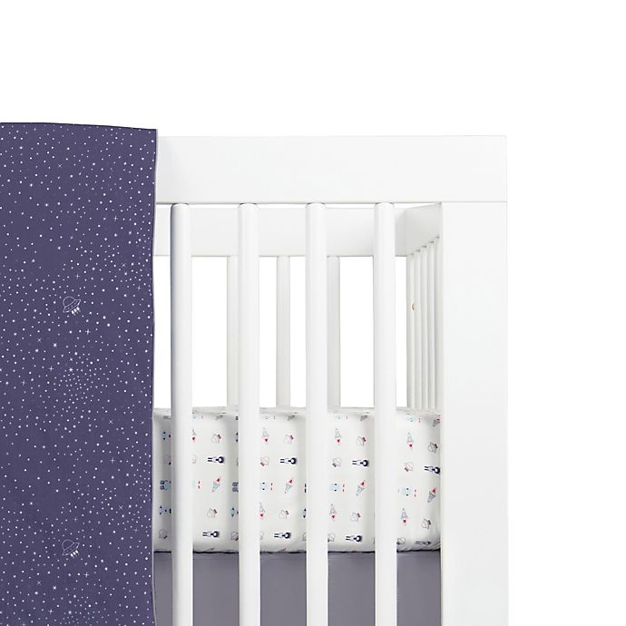 slide 4 of 5, Babyletto Galaxy Fitted Mini Crib Sheet, 1 ct