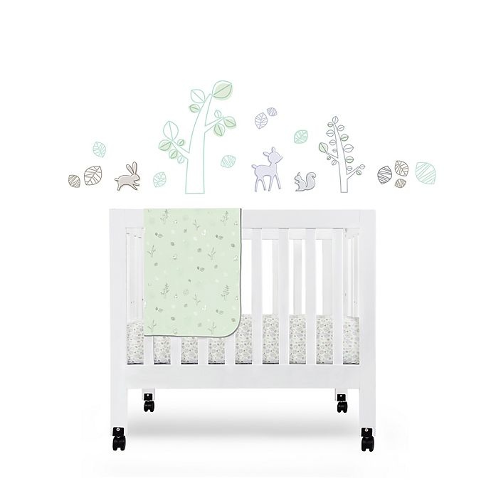 slide 4 of 5, Babyletto Tranquil Woods Fitted Mini-Crib Sheet, 1 ct