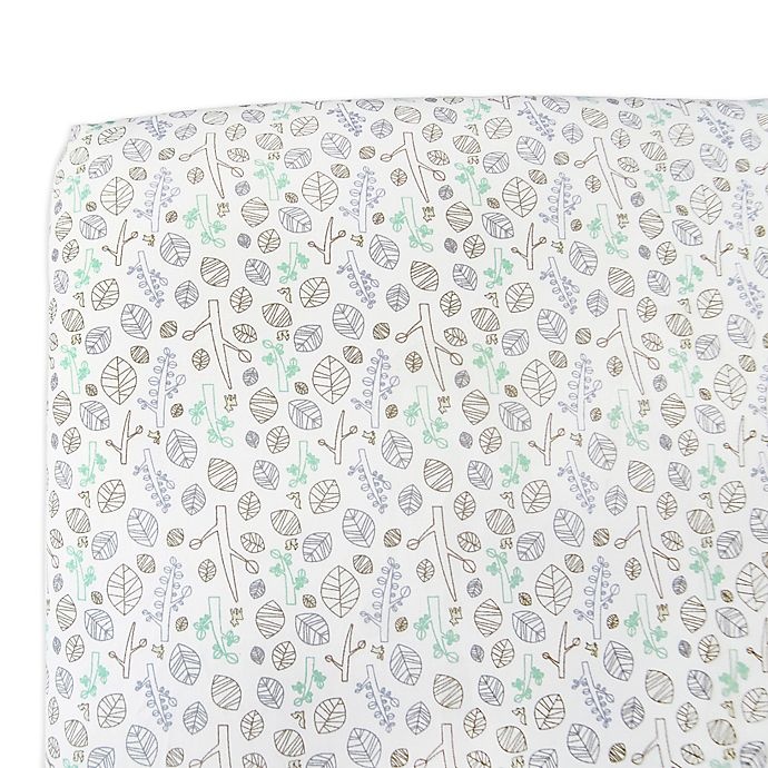 slide 5 of 5, Babyletto Tranquil Woods Fitted Mini-Crib Sheet, 1 ct