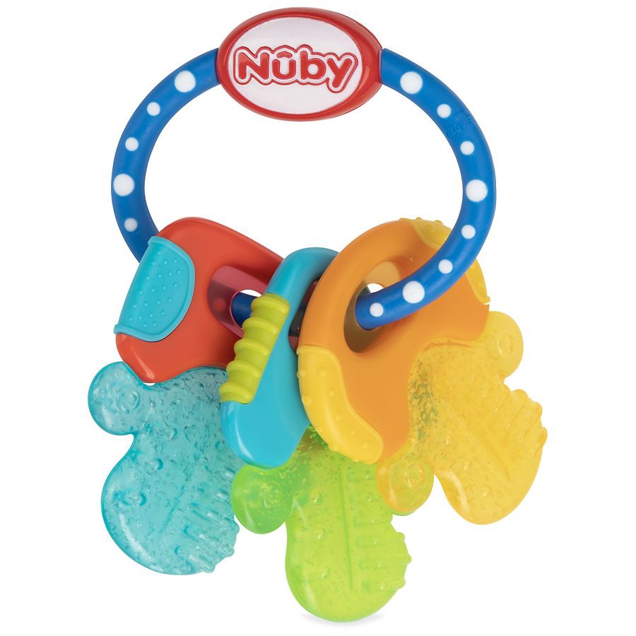 slide 2 of 3, Nuby Icy Bite Keys, 1 ct
