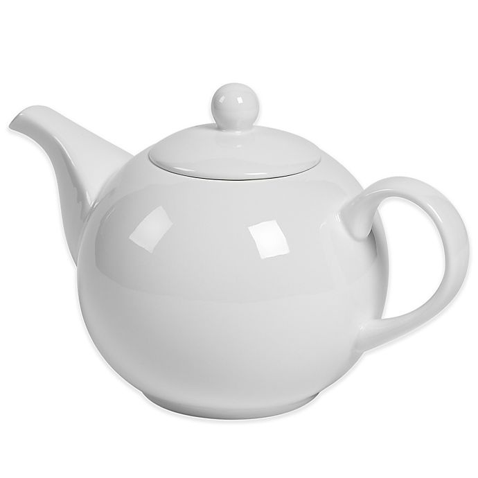 slide 1 of 1, Tabletops Unlimited Bone China Teapot - White, 1 ct