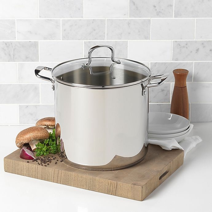 slide 2 of 2, SALT Stainless Steel Stock Pot, 16 qt