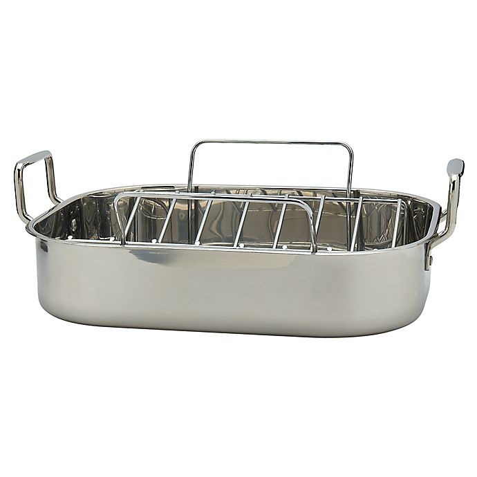 slide 2 of 5, Artisanal Kitchen Supply Stainless Steel Roaster Set, 6 ct