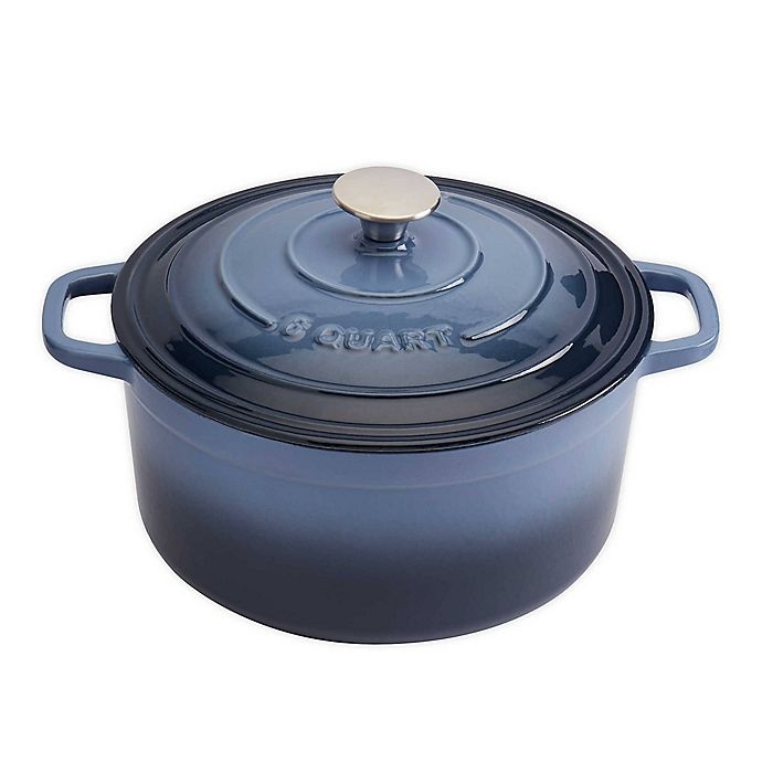 slide 9 of 9, Artisanal Kitchen Supply Enameled Cast Iron Dutch Oven - Grey, 2 qt