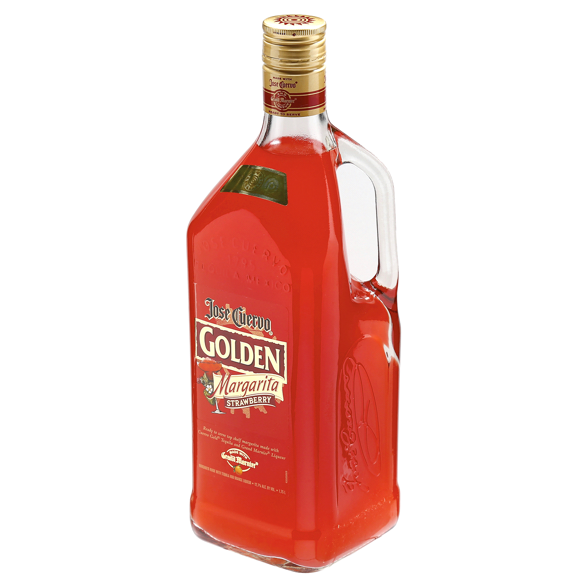 slide 2 of 4, Jose Cuervo Golden Margarita, Strawberry, 1.75 liter