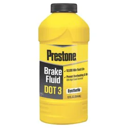 Prestone Brake Fluid 12 oz
