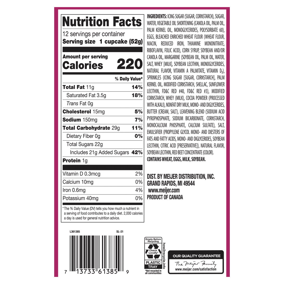 slide 12 of 13, Valentine Cupcakes, 22 oz