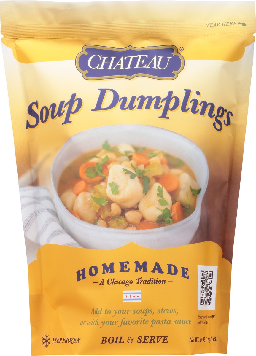 slide 5 of 9, Chateau Homemade Soup Dumplings 24 oz, 24 oz