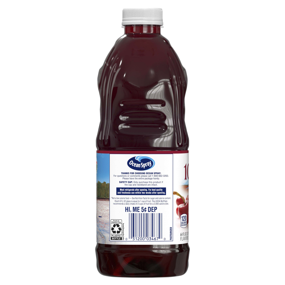 slide 5 of 21, Ocean Spray Cranberry Cherry Juice - 60 oz, 60 oz