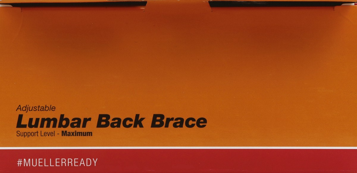 slide 5 of 5, Mueller Maximum Support Adjustable Lumbar Back Brace, 1 ct