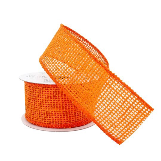 slide 1 of 4, 1.5" X 3yd. Wired Burlap Ribbon By Celebrate It Classic, 1.5 in x 3 yd