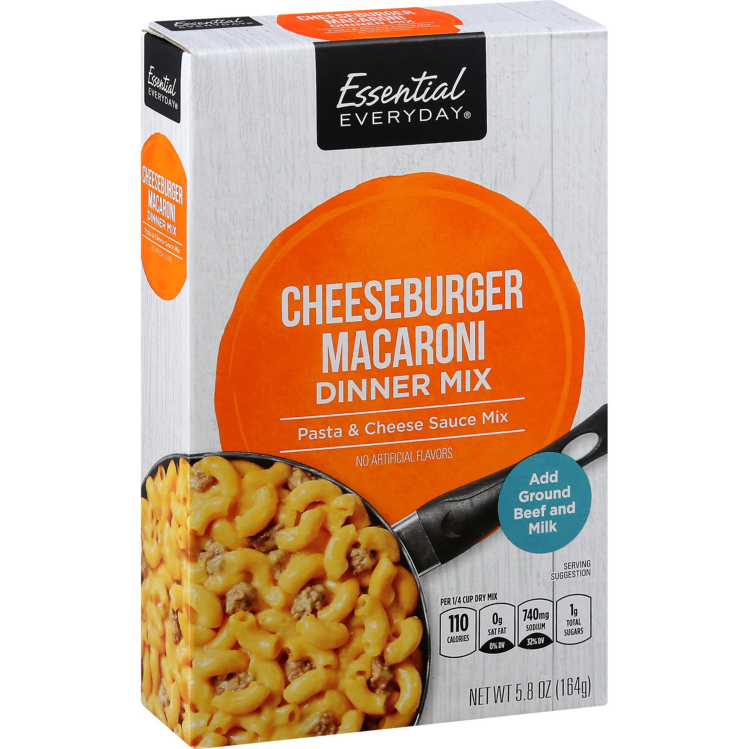 slide 1 of 1, Essential Everyday Dinner Mix, Cheeseburger Macaroni, 5.8 Ounce, 5.8 oz