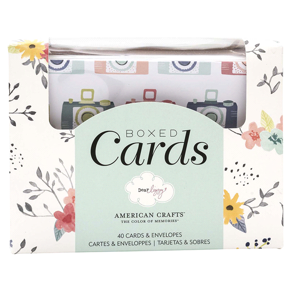 slide 1 of 1, American Crafts Dear Lizzy Saturday Boxed Card Set, 1 ct