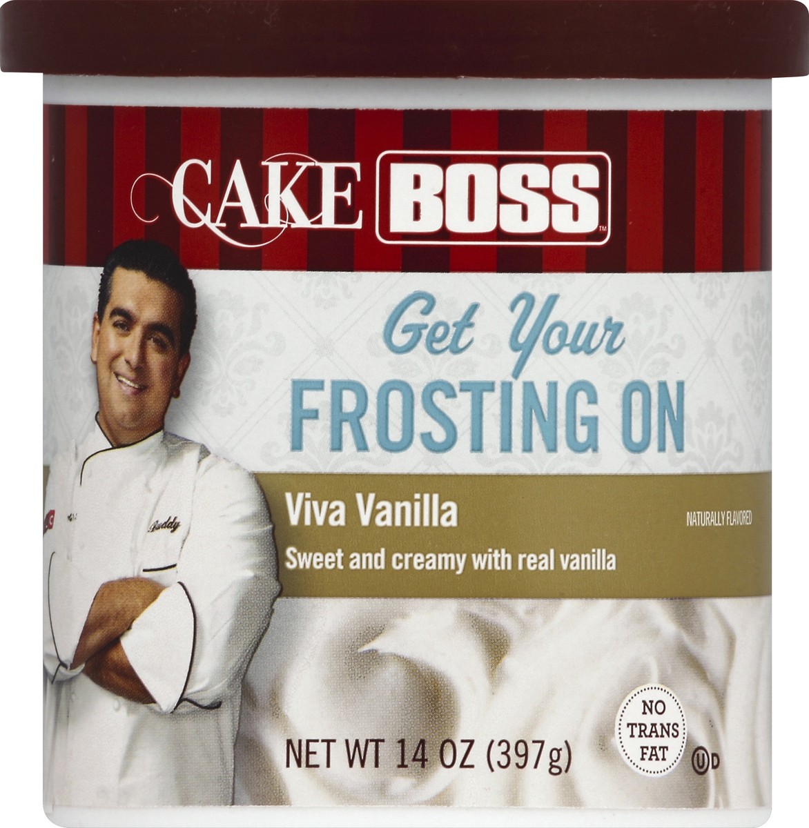 slide 2 of 2, Cake Boss Viva Vanilla Forsting, 14 oz