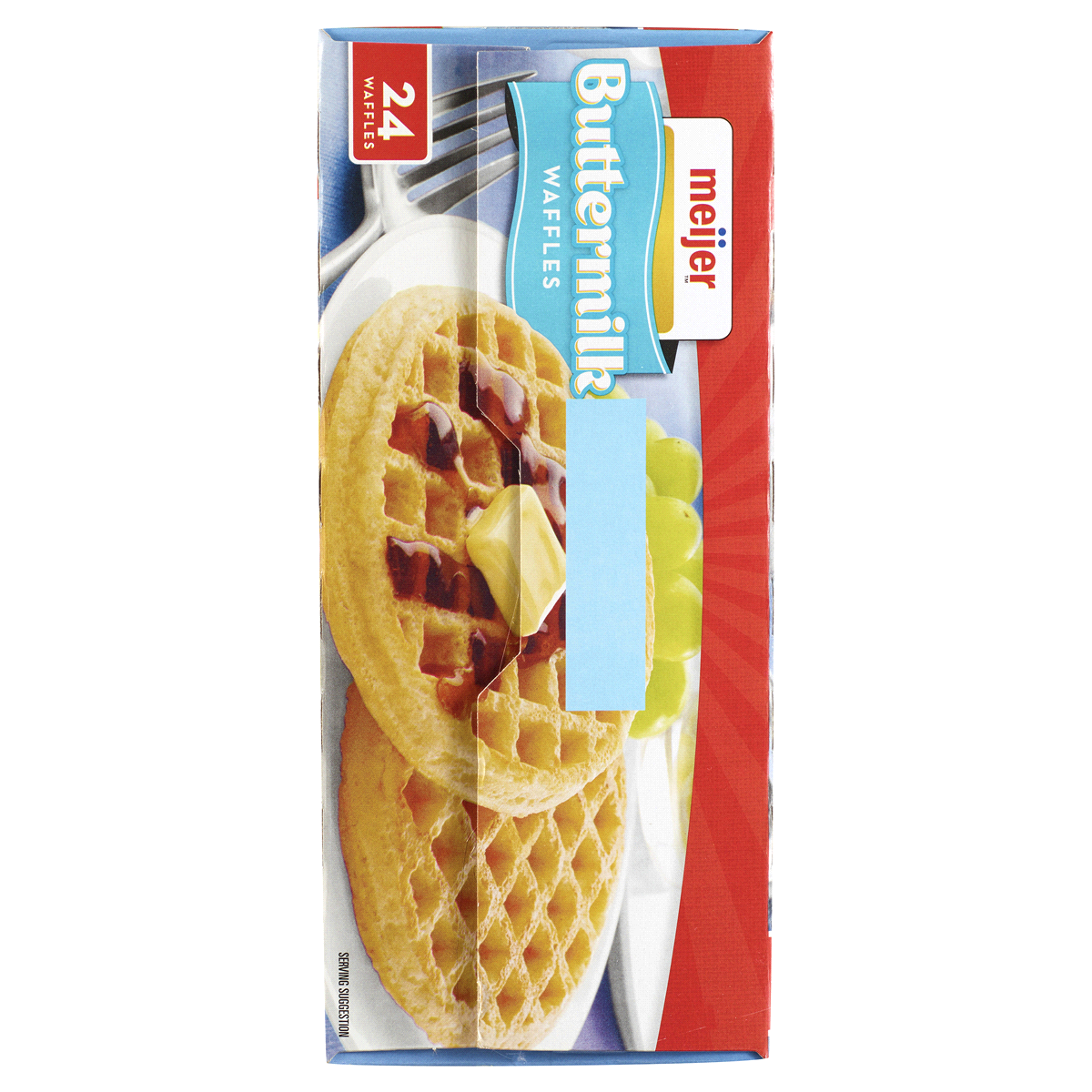 slide 2 of 4, Meijer Buttermilk Frozen Waffles, 24 ct; 29.6 oz