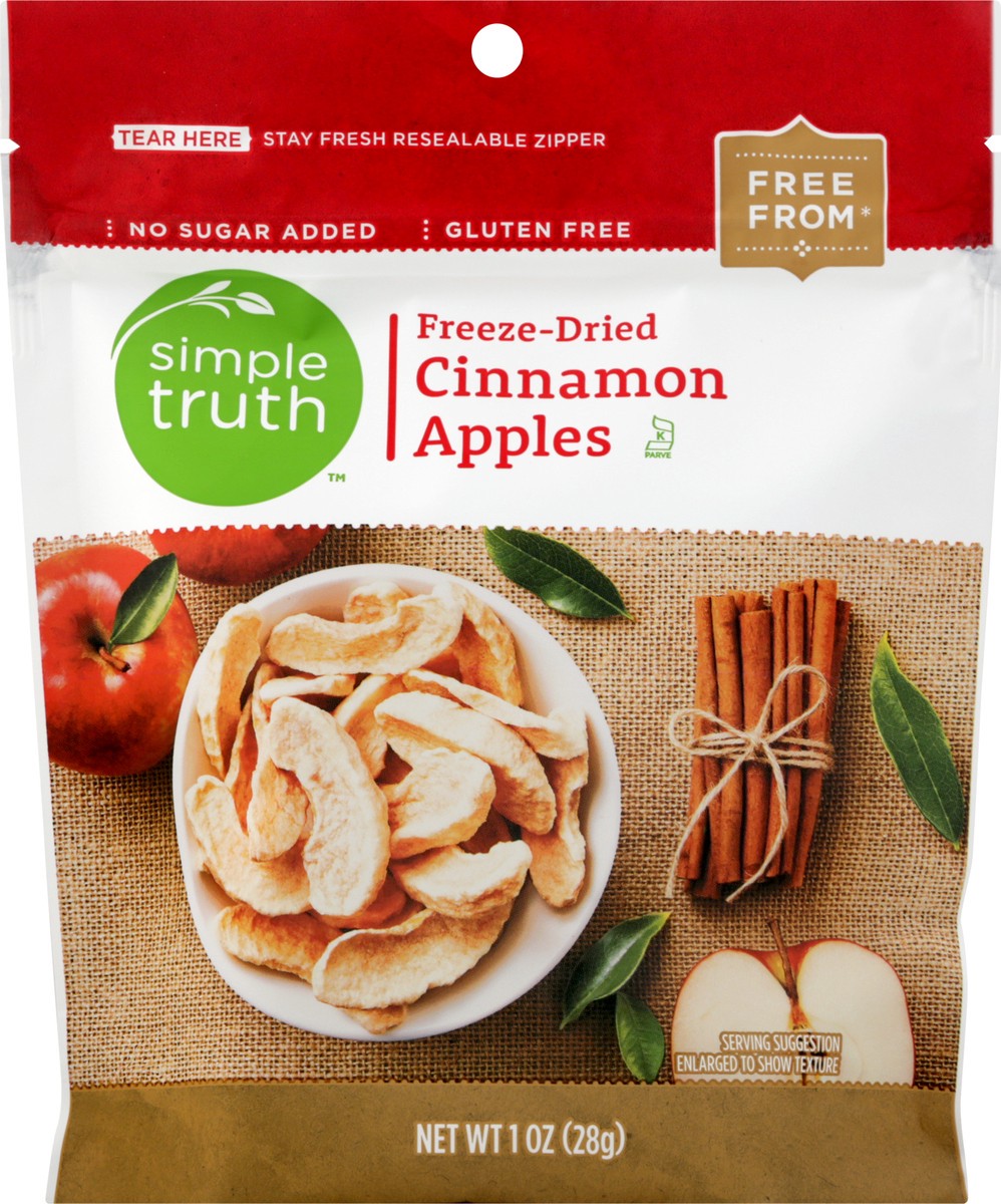 slide 1 of 9, Simple Truth Organic Freeze-Dried Cinnamon Apples 1 oz, 1 oz