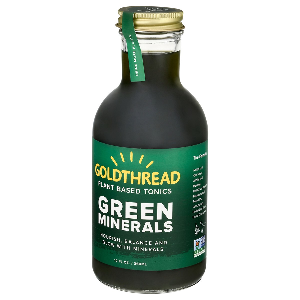 slide 5 of 12, Goldthread Tonic Green Minerals - 12 fl oz, 12 fl oz