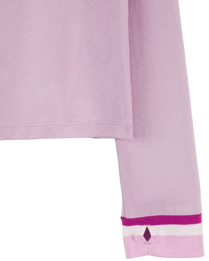slide 3 of 3, Carter's Kid Keep Growing Floral Long-Sleeve Tee Pink 10, 1 ct
