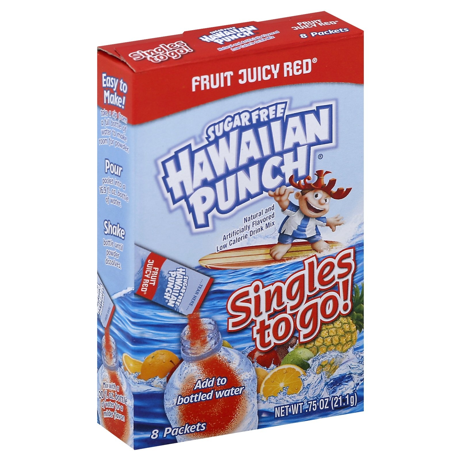 slide 1 of 7, Hawaiian Punch Fruit Juicy Red, 0.74 oz