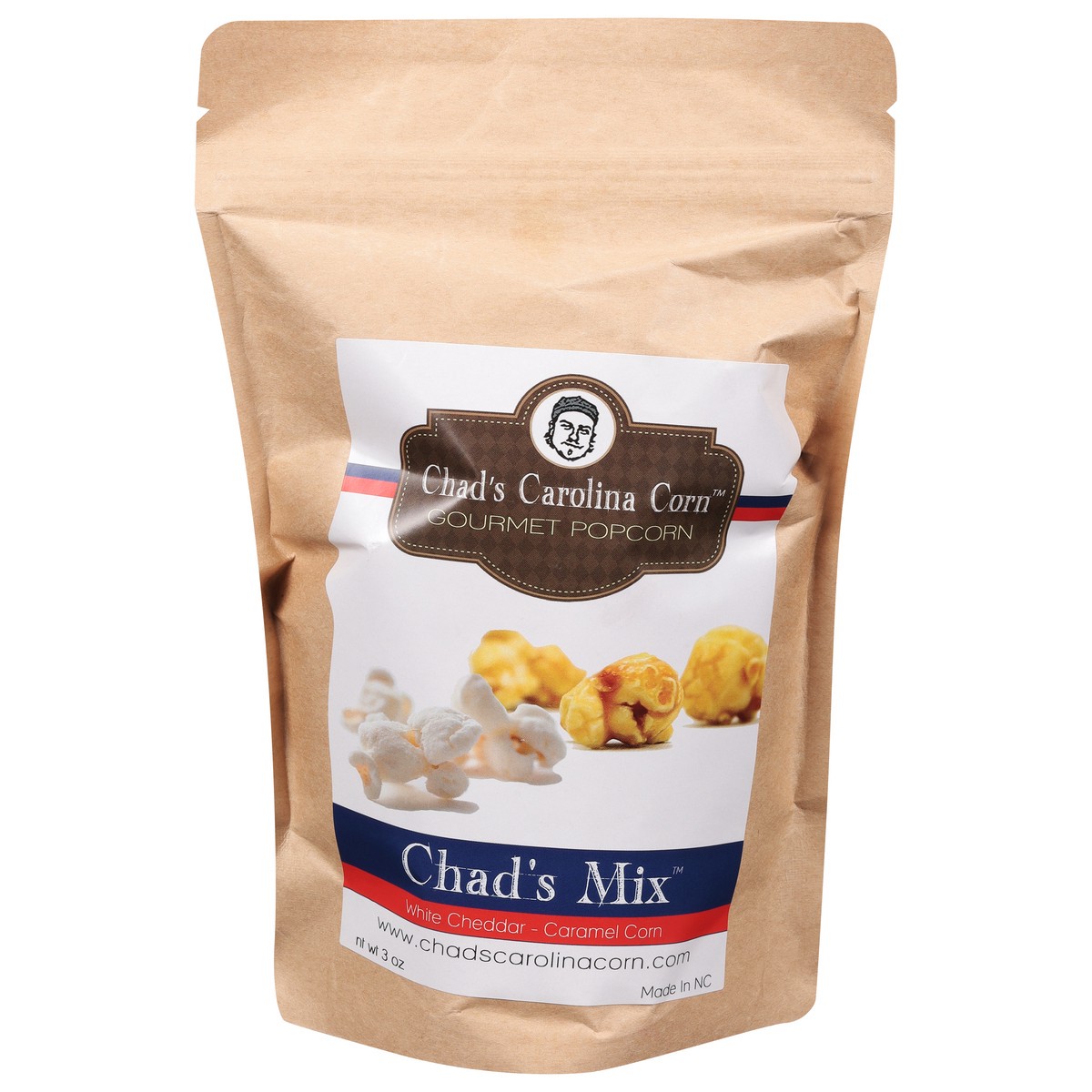 slide 1 of 14, Chad's Carolina Corn Gourmet Chad's Mix Popcorn 3 oz, 3 oz