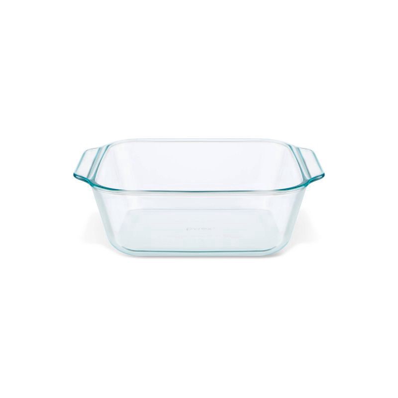 slide 1 of 8, Pyrex Deep Baking Dish - Clear, 8 in x 8 in