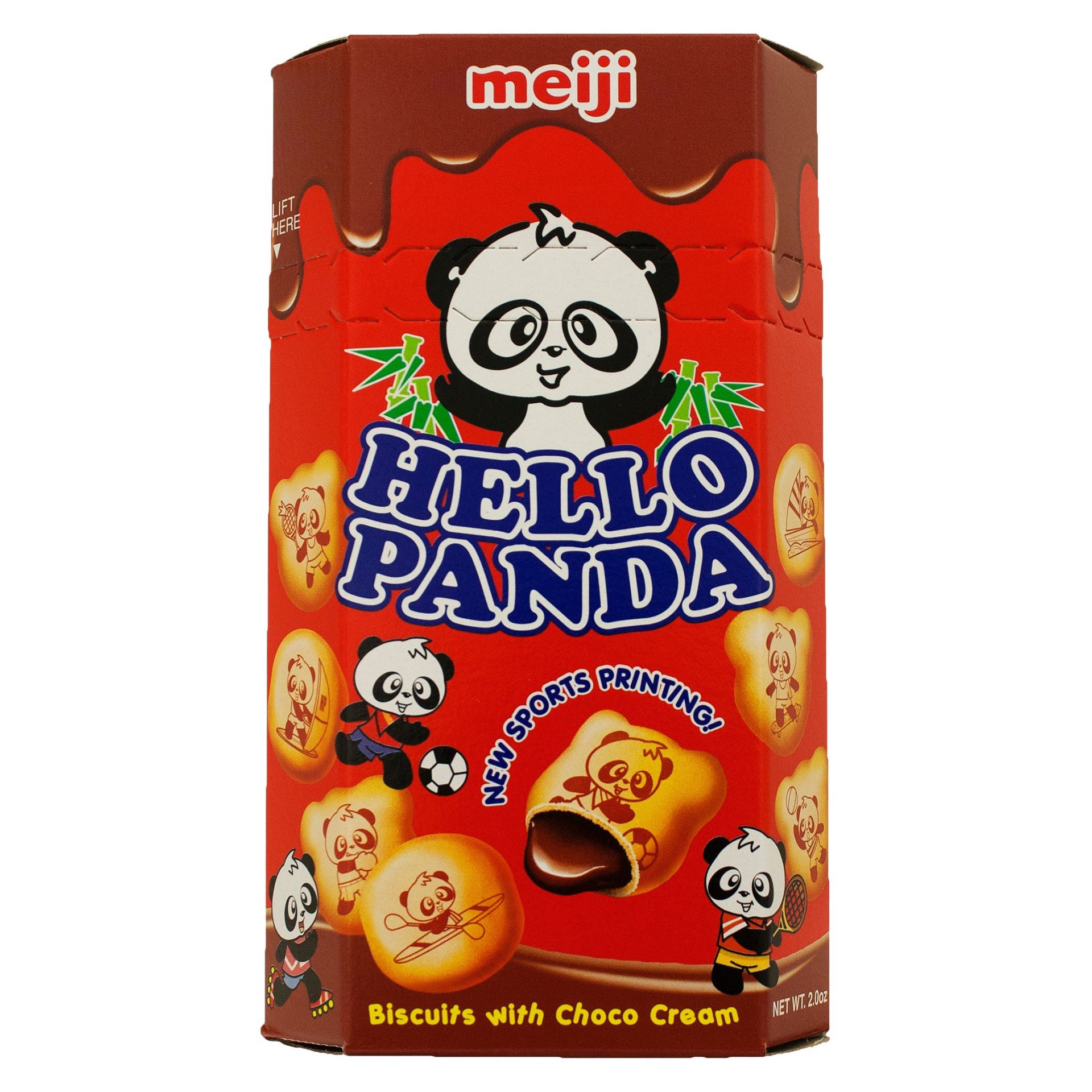 slide 1 of 7, Meiji Hello Panda Choco Cream Biscuits - 2oz, 2 oz