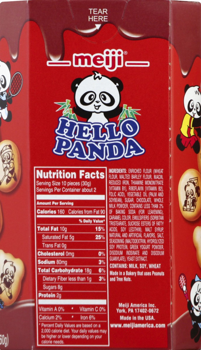 slide 3 of 7, Meiji Hello Panda Choco Cream Biscuits - 2oz, 2 oz