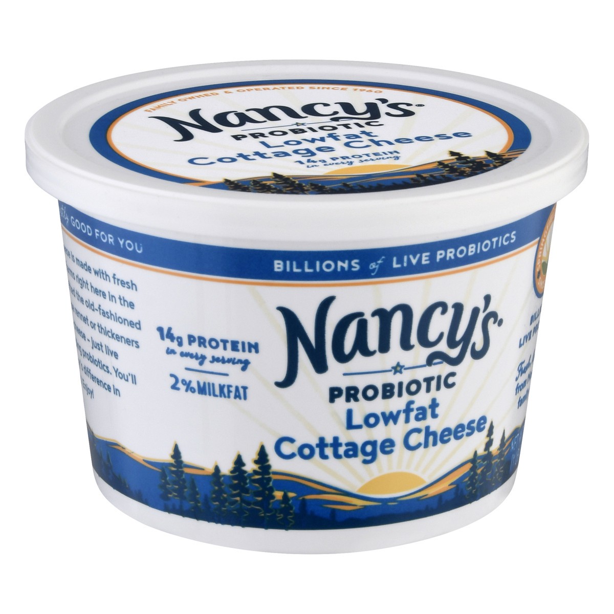 slide 2 of 9, Nancy's Probiotic Lowfat 2% Milkfat Cottage Cheese 16 oz, 16 oz