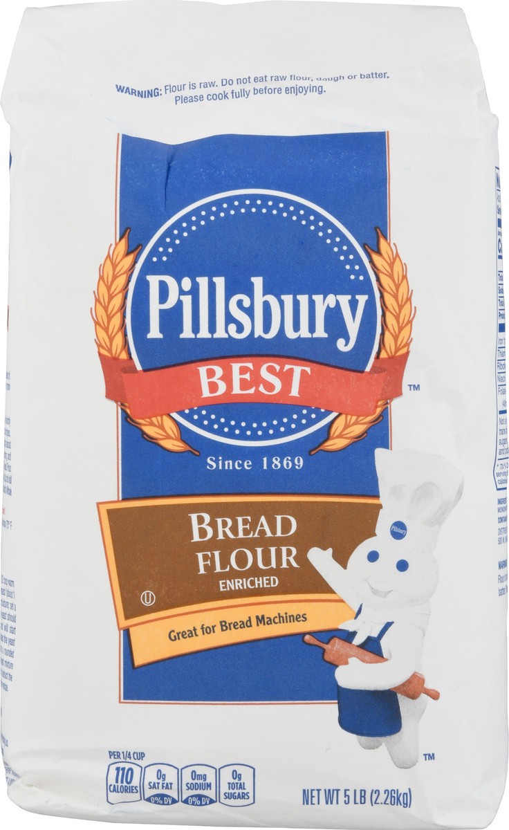 slide 5 of 11, Pillsbury Best Bread Flour, 5 Lb Bag, 80 oz