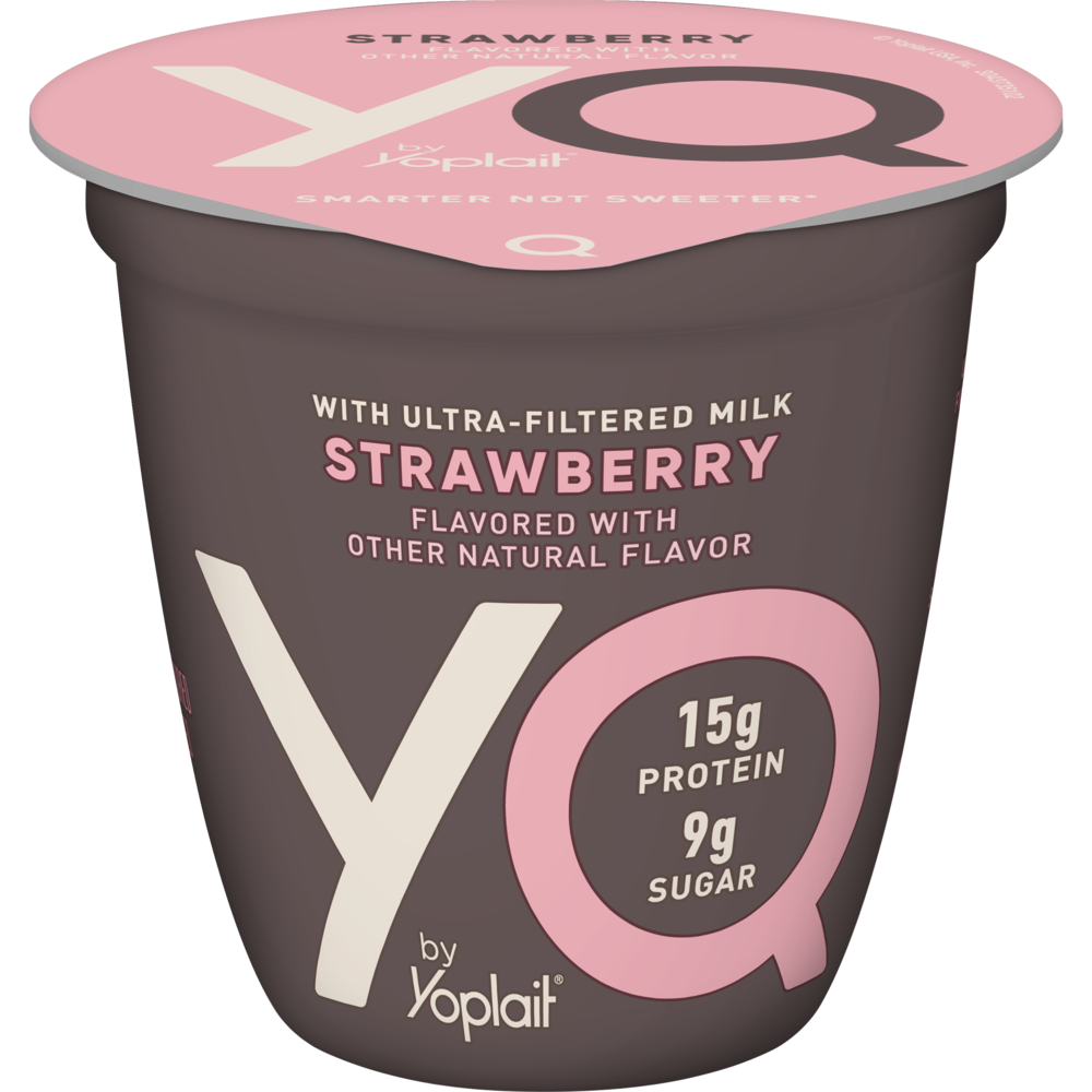 slide 1 of 5, YQ Strawberry Yogurt, 5.3 oz