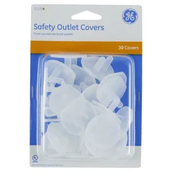 GE Outlet Safety Covers, Clear