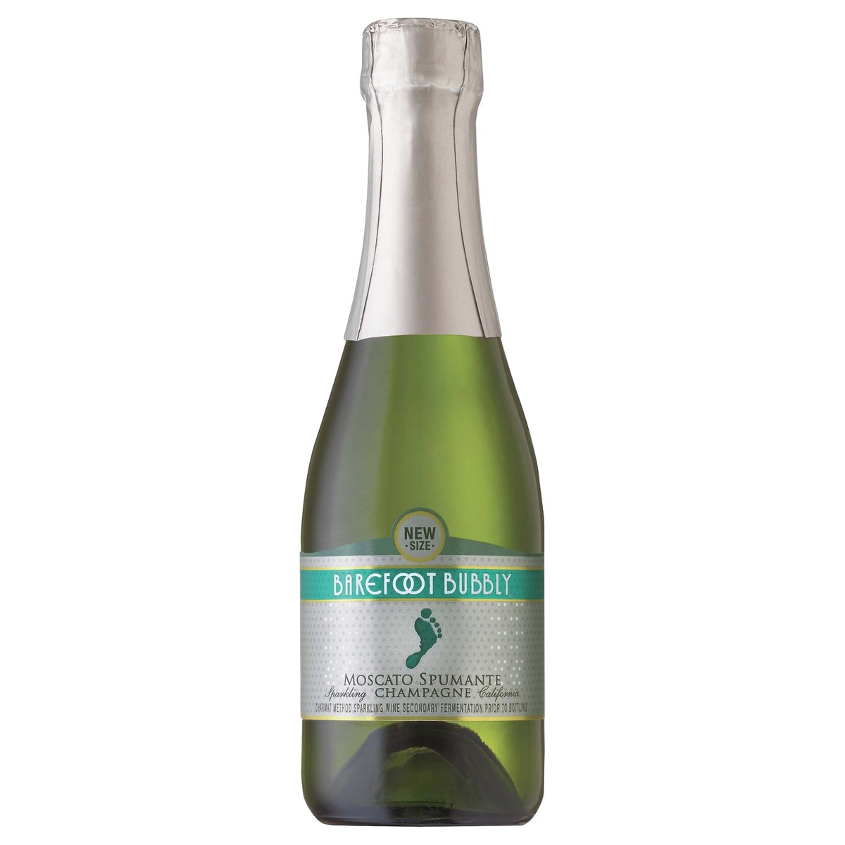slide 1 of 3, Barefoot Moscato Spumante, Champagne, California, 187 ml