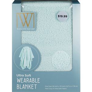 slide 1 of 1, Fall Fest Hooded Throw Blanket, Cream, 1 ct