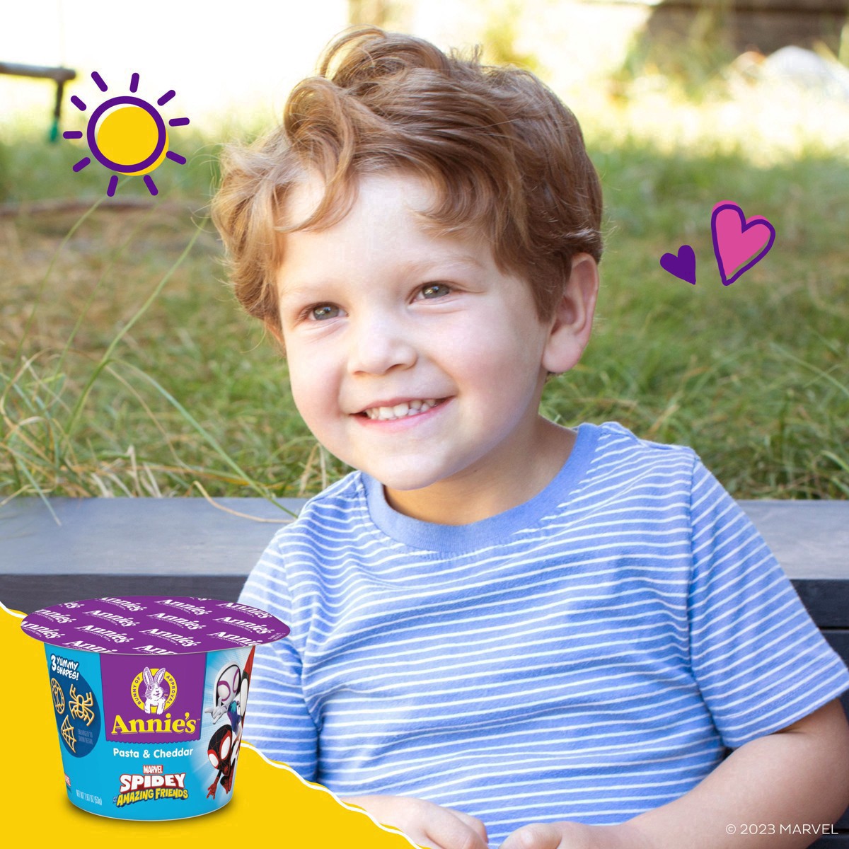 slide 16 of 22, Annie's Marvel Spidey and His Amazing Friends Macaroni and Cheese, Microwavable Pasta and Cheddar, 4 Cups, 7.48 oz, 4 ct