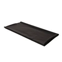 GFS Black Plastic Tablecovers