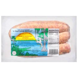Crescent City Meat's Pork & Alligator Sausage 16 oz