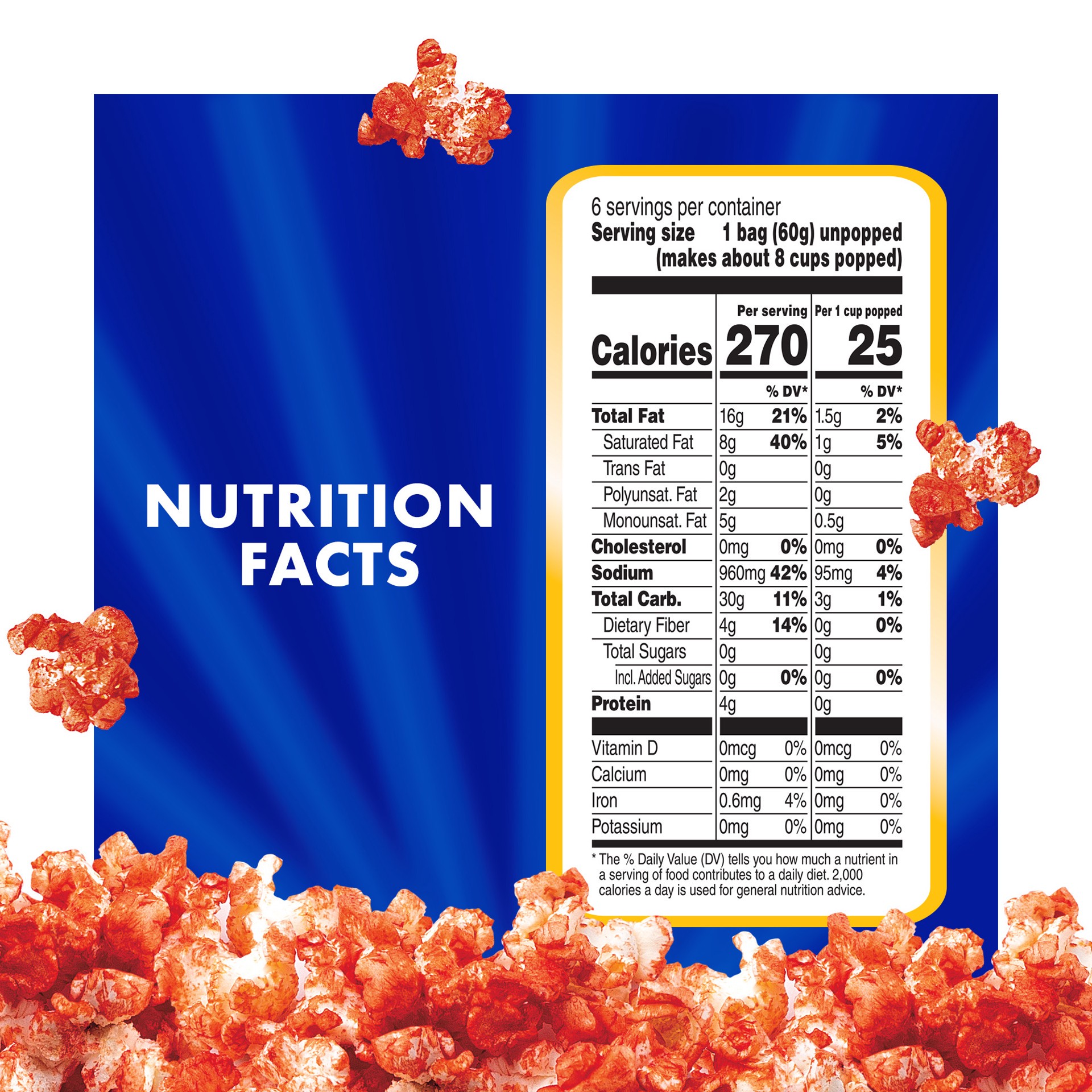 slide 4 of 5, ACT II Hot and Spicy Flavor Microwave Popcorn, 12.7 oz., 6-Count, 6 ct