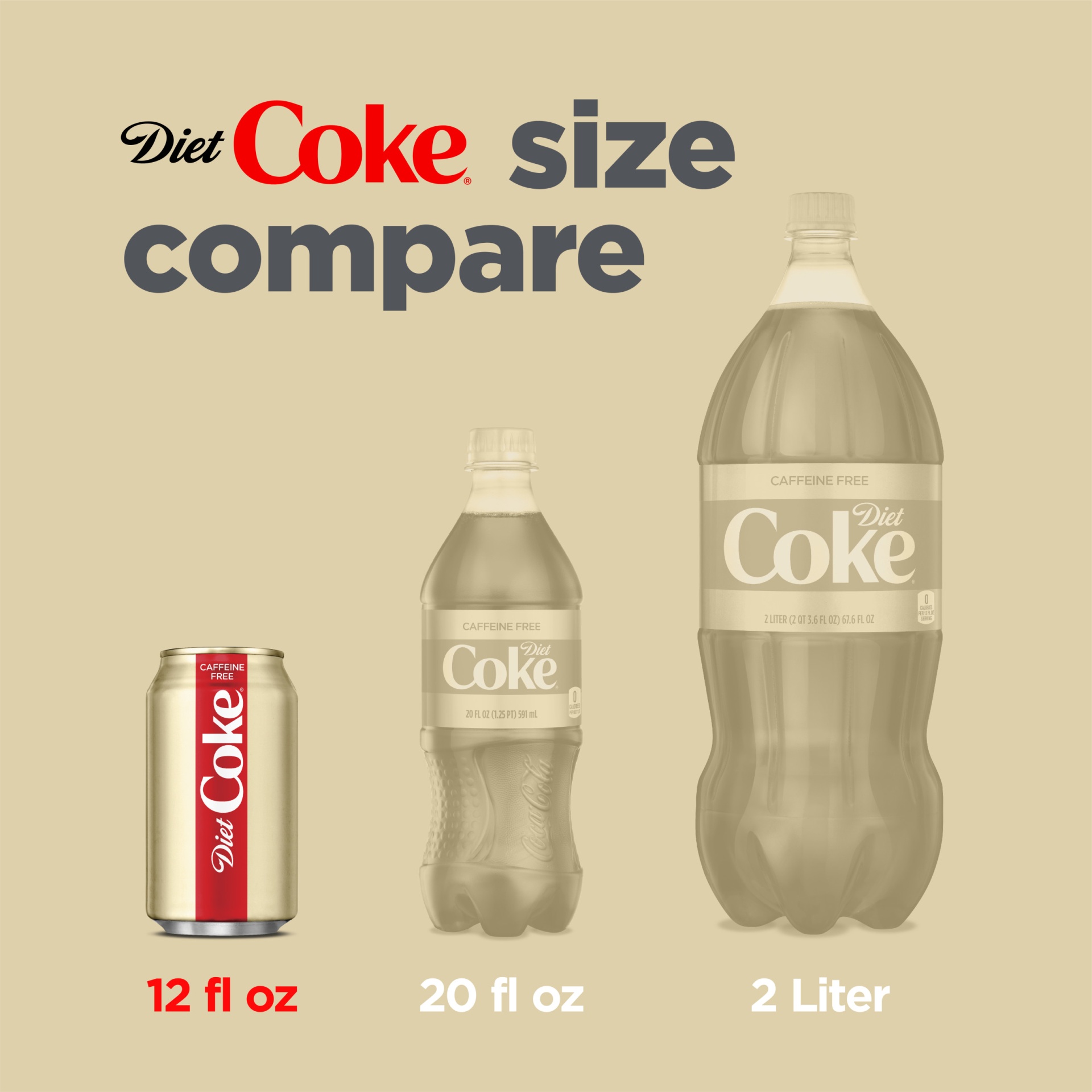 slide 7 of 8, Coca-Cola Caffeine Free Diet Coke - 12 ct, 12 ct