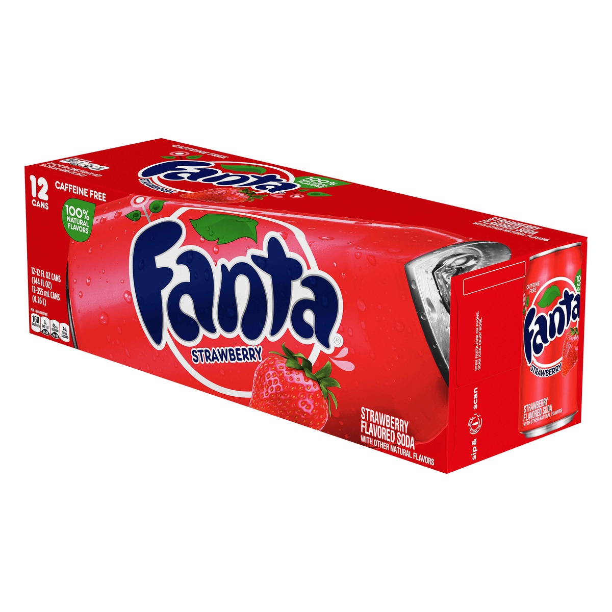 Fanta Strawberry Soda 12 ct; 12 fl oz | Shipt