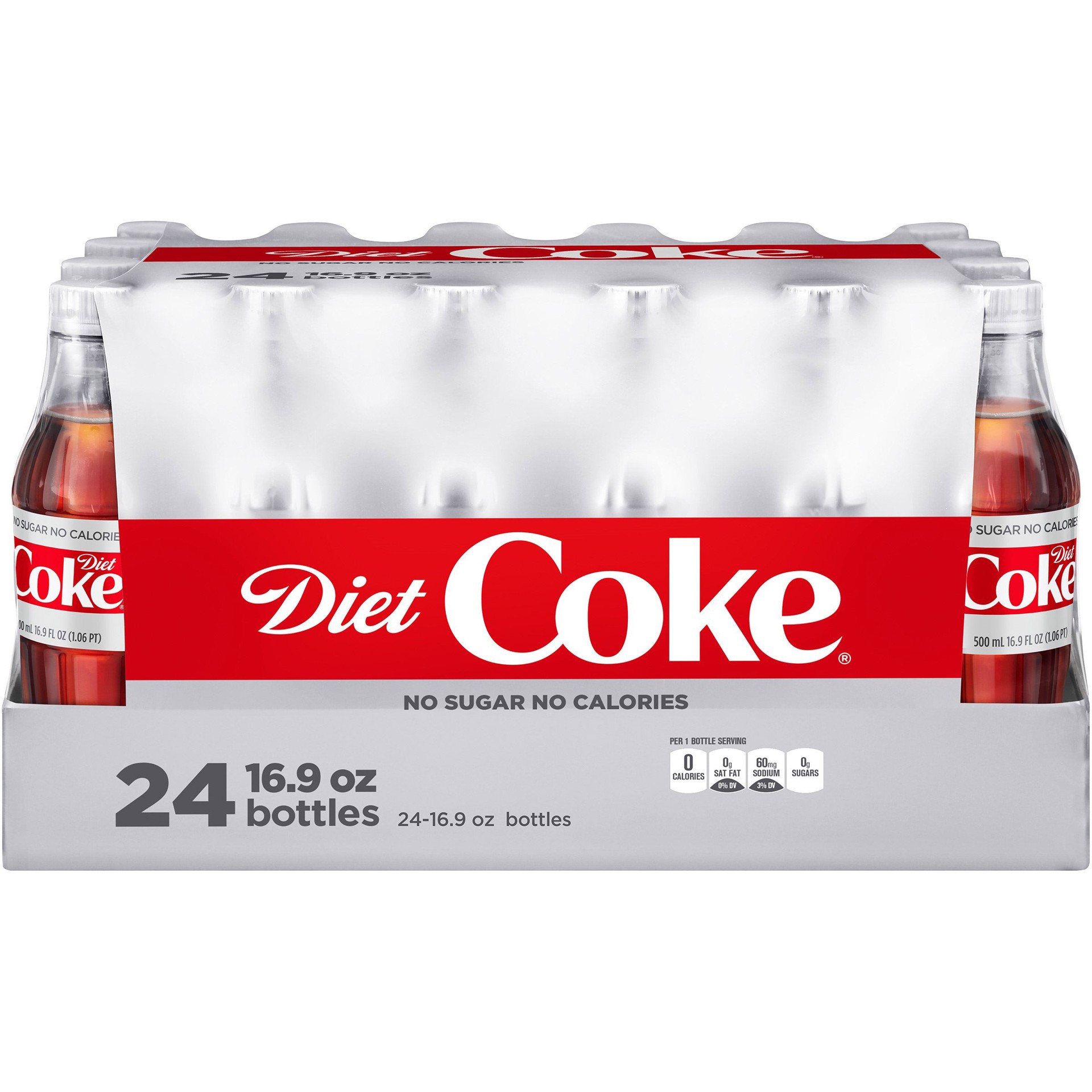 slide 1 of 1, Coca Cola Bay Area Diet Coke, 16.9 fl oz 24 count, 