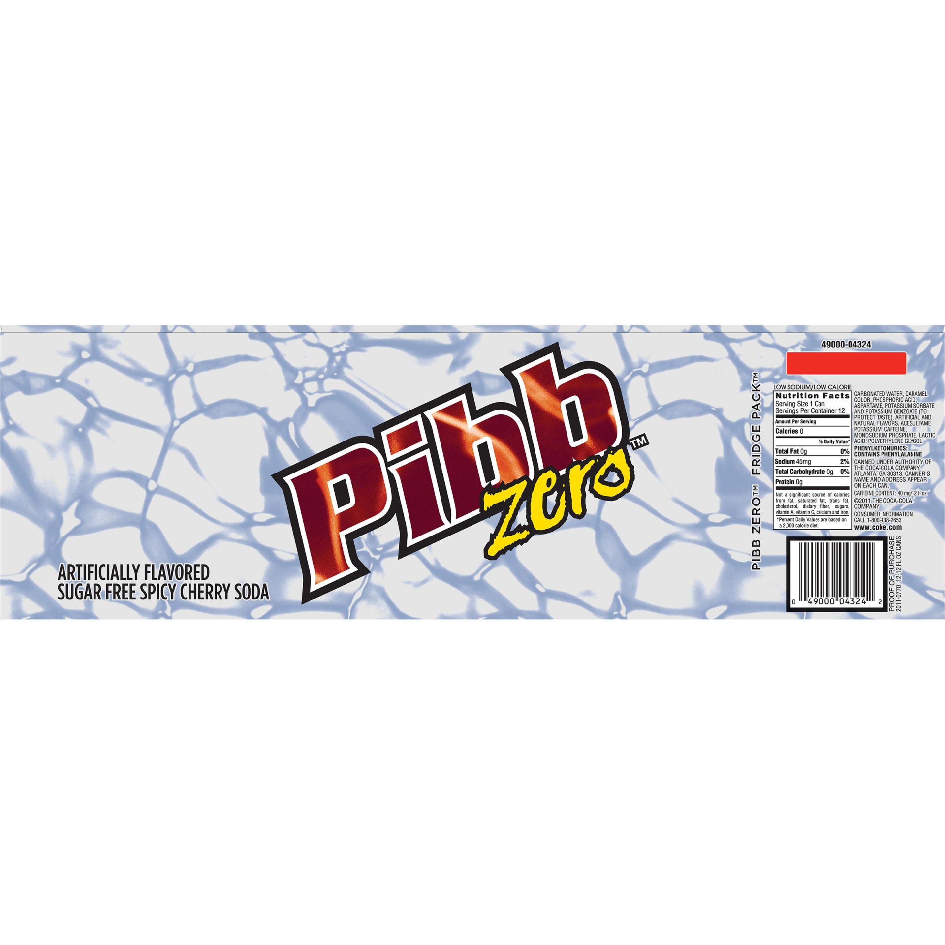 slide 8 of 8, Pibb Zero Fridge Pack Cans- 12 ct, 12 ct