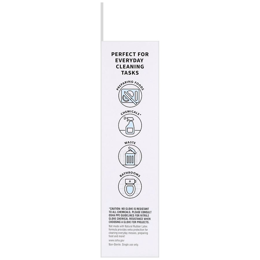 slide 4 of 5, Nice! Disposable Nitrile Glove One Size Fits Most, 80 ct