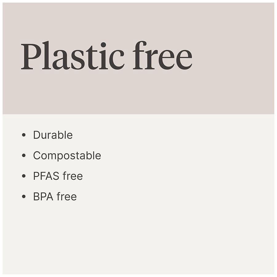 slide 5 of 5, Complete Home Compostable Clear Cups 12 oz, 20 ct