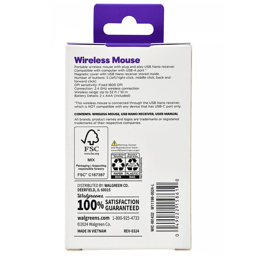 slide 4 of 5, Infinitive Wireless Mouse, 1 ct