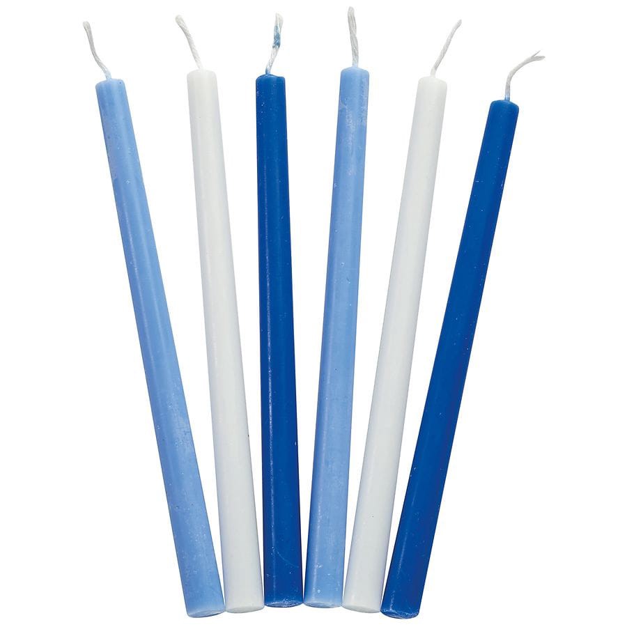 slide 2 of 3, Walgreens Deluxe Chanukah Candles - Assorted, 1 ct