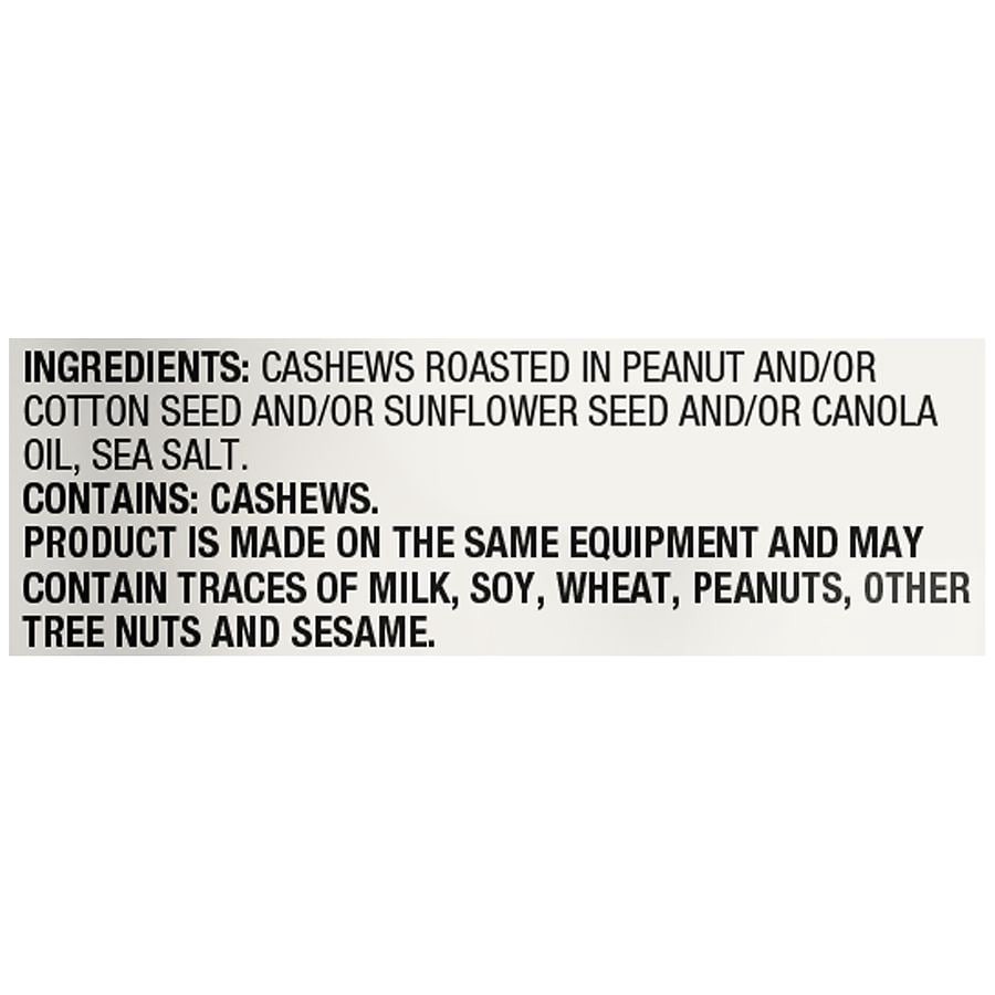 slide 5 of 5, Nice! Roasted Cashew Halves & Pieces Sea Salt, 8 oz