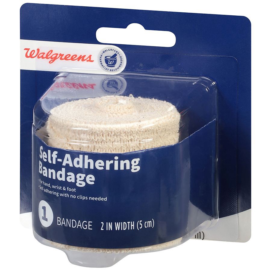 slide 3 of 3, Walgreens Self Adhering Bandage, 2 in x 4.2 ft